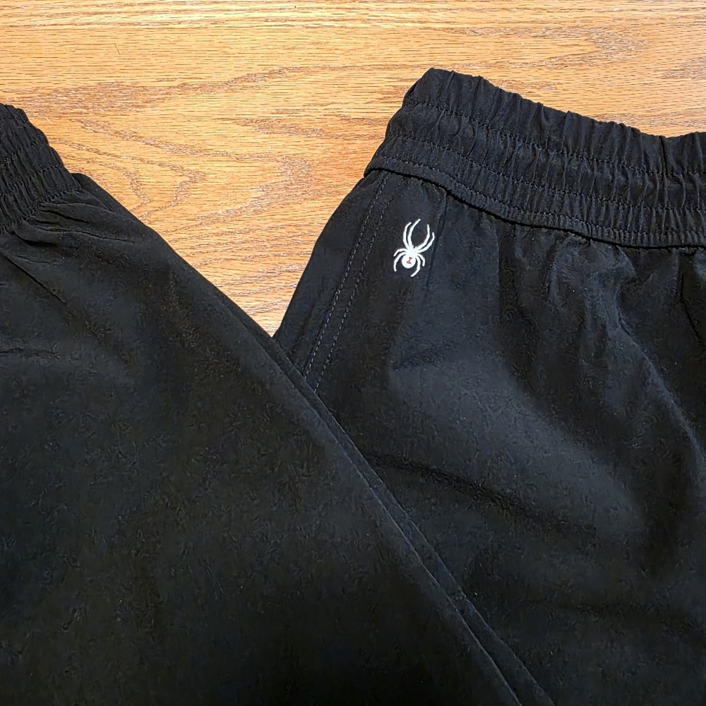 Spyder Women Active Lightweight Pull-On Pocket Stretch Joggers Pants Black XL - Picture 8 of 16